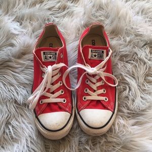 Classic Red Converse Sneakers